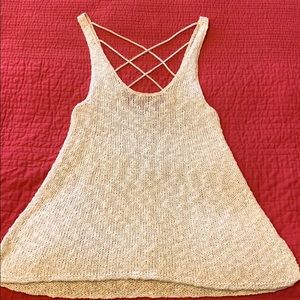 Knit Cross-back tank